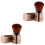 2Pièces Pinceaux Blush Dorés, Multi-Fonctionnels, Usage Professionnel 4