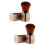 2Pièces Pinceaux Blush Dorés, Multi-Fonctionnels, Usage Professionnel 8
