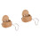 2Pièces Panier Avant Scooter Enfant Rotin Jaune Stable 4