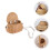 2Pièces Panier Avant Scooter Enfant Rotin Jaune Stable 9