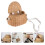 2Pièces Panier Avant Scooter Enfant Rotin Jaune Stable 11