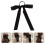 3Velours Strik Haaraccessoires Elastische Haarbanden Decoratief Zwart 5