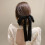 3Velours Strik Haaraccessoires Elastische Haarbanden Decoratief Zwart 11