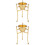 2Pcs Creative Copper Egg Holder Strong Boiled Egg Rack Golden Color 9