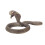 Messing Cobra Figurine Schreibtisch Kunstfigur 6