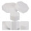 3Pcs White Polystyrene Cake Shape Moulds for DIY Cake Decorating 8
