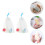 2Pcs Durable Pe Soap Mesh Bags White Foaming Nets for Face Cleansing 3