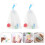2Pcs Durable Pe Soap Mesh Bags White Foaming Nets for Face Cleansing 5