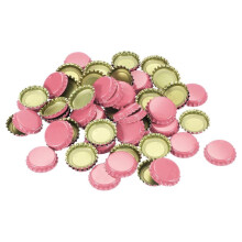 160 PCS Bottle Caps for Crafts, 1 Inch Decorative Metal Beer Bottle Caps Bulk Flattened Charm for DIY