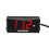 Motorcycle  LED Digital Voltmeter Monitor Panel Meter Volt Voltage Tester Reverse Connection Protection 12V-80V Red 1