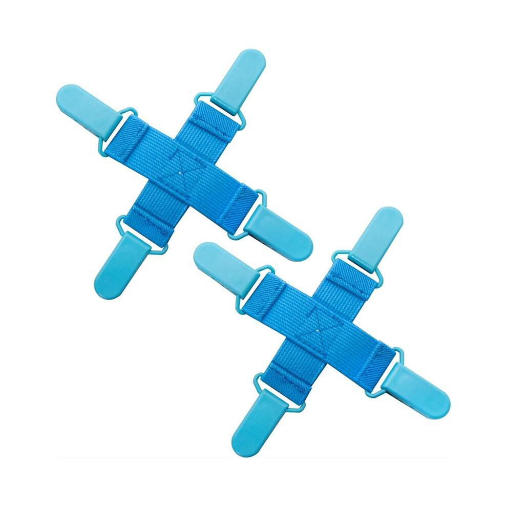 Semoic 2 Pack Bed Sheet Detangler Reduces Laundry Tangles Keep Bed Sheets/Duvet Covers/Blankets From Tangling, Twisting
