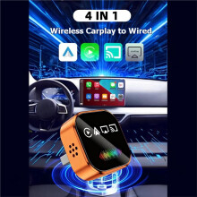 Wireless CarPlay AI Box 4in1 Airplay/Mirror Link/Android Auto/Carplay USB Dongle Adapter Car Intelligent System