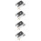 Cello Violin Bow Frog Copper 4set 2.0in 8