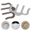 2Pcs Alloy Music Holder Clips Assorted Color for Student Use Durable 3