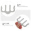 2Pcs Alloy Music Holder Clips Assorted Color for Student Use Durable 6