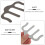 2Pcs Alloy Music Holder Clips Assorted Color for Student Use Durable 7