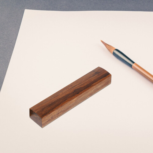2Pièces Bambou Papier Poids Pour Calligraphie Bureau Design Élégant 2