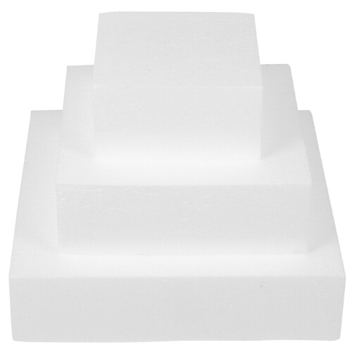 3pcs Square Cake Model Foams Cake Model Baking Cake Models Cake Model 1