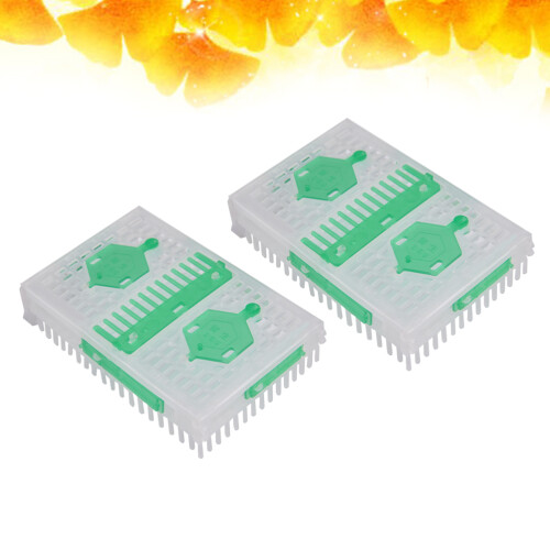 Bees Queen Marking Plunger Cage Cage Tools Pp 2pcs 2