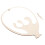 Beige Acrylic Decorative Wall Mirror Kids Nursery Boho Style 11