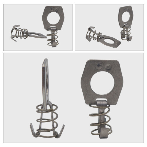 2pcs Silver Rv Water Heater Fastener Easy Installation 2