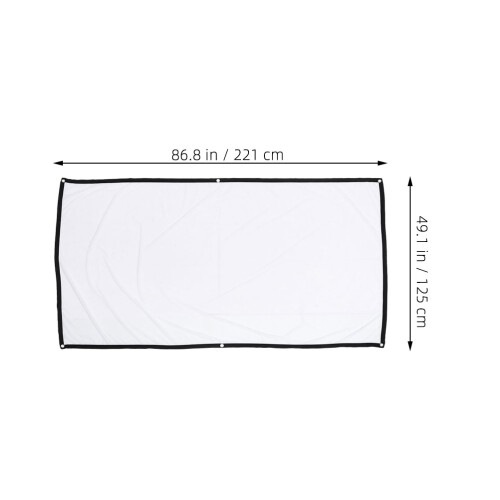 Projection Screen Outdoor High Definition Polyester 1pcs 2