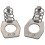 2pcs Silver Rv Water Heater Fastener Easy Installation 7