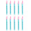 10Pcs Lightweight Pink Plastic Clarinet for Children Beginner Playing 4