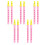 10Pcs Lightweight Pink Plastic Clarinet for Children Beginner Playing 6