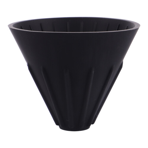 Practical Black Silicone Coffee Dripper Reusable Funnel for Home 1
