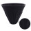 Practical Black Silicone Coffee Dripper Reusable Funnel for Home 5