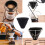 Practical Black Silicone Coffee Dripper Reusable Funnel for Home 7