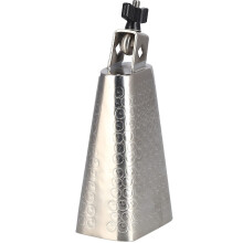 6 Inch Drum Set Cowbell, Pyramid Shape Metal Bell with Mounting Knob, Crisp Focused Sound
