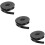 3Pcs Black PU Leather Straps Durable Crafting Material for DIY Decor 4