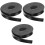 3Pcs Black PU Leather Straps Durable Crafting Material for DIY Decor 10