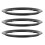 3Pcs Lightweight Plastic Bike Chainring Guard for Mountain Bikes 4