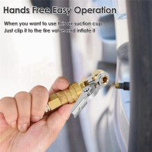 2pcs Closed Tire 1/4 Inch FNPT Closed Flow Tire Inflator Air Car Tire Inflator Pump Valve Connector