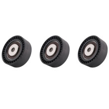 3X Belt Tensioner Idler Pulley 11281748131 for E34 E36 E39 E46 E53 X5 E60 E83 E85