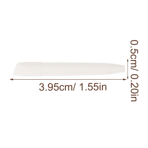 20Pcs White Fiber Replacement Pen Tips Durable Paint Marker Nibs 1
