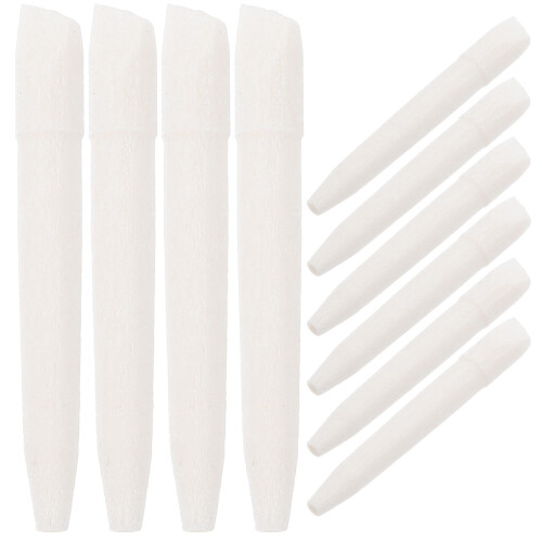 20Pcs White Fiber Replacement Pen Tips Durable Paint Marker Nibs 2