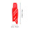 2St Stijlvolle Motorhelm Hoorns ABS Rood Decor 3