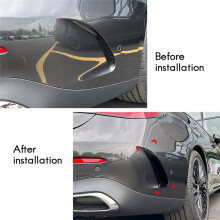 Car Rear Bumper Spoiler Side Wing Canard Trim for - CLE Coupe C236 2024+ AMG Gloss Black