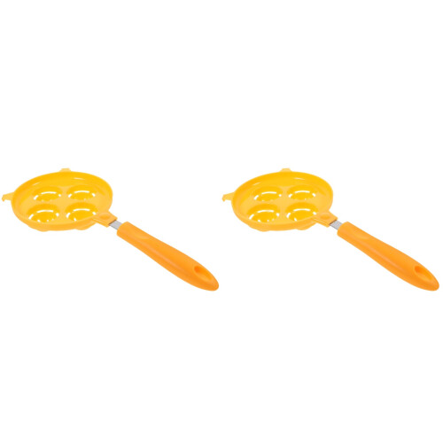 2Pcs Yellow PP Egg Separator Durable Kitchen Egg Yolk White Divider 2