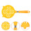 2Pcs Yellow PP Egg Separator Durable Kitchen Egg Yolk White Divider 10