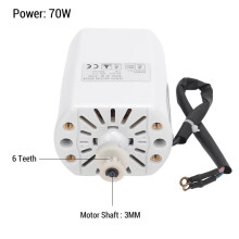 Electric Servo Motor Sewing Machine Motor 70W Multifunctional 5500RPM Powerful Electric Sewing Machine Motor for Home