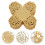 50Pcs Chocolate Paper Wrappers Candy Baking Cups Truffle Flared Cups 5