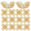 50Pcs Chocolate Paper Wrappers Candy Baking Cups Truffle Flared Cups 8