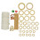 Macrame Wall Hanging Kit for Beginners - DIY Macrame Supplies with Natural Cotton Rope 1