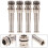 Cable G Strain Relief Connector Silver 4pcs 6