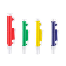 Juego de 4 Pipetas Científicas de Laboratorio: 2 Ml Azules, 5 Ml Amarillas, 10 Ml Verdes, 25 Ml Rojas. Aptas para Pipetas de Plástico o Vidrio.